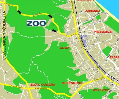 Dojazd do ZOO